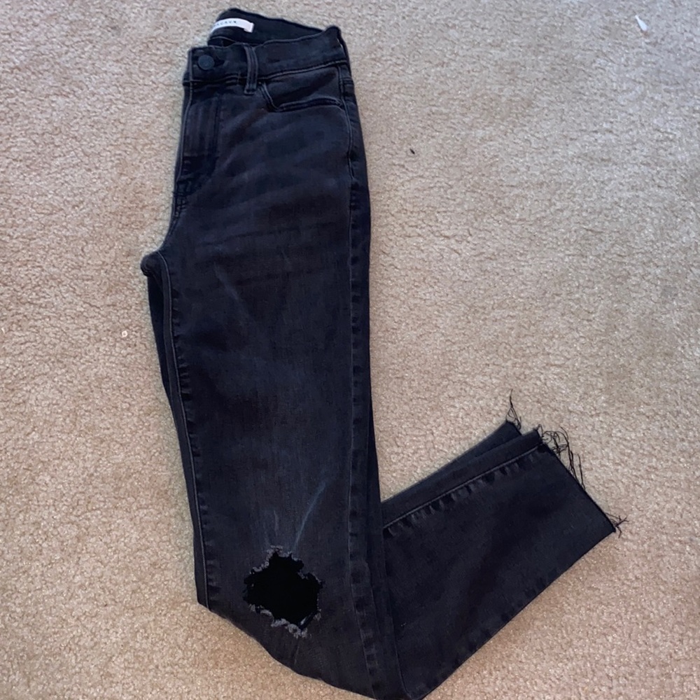 Pacsun Black Ripped skinny jeans